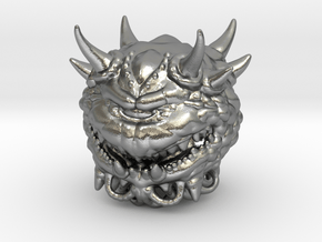 Doom Cacodemon Classic 1/60 miniature games rpg in Natural Silver