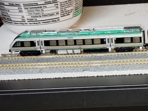 N Scale SMART Train Nippon Sharyo DMU in Tan Fine Detail Plastic