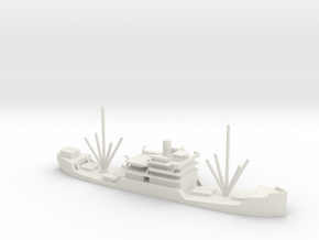 1/700 Scale 3500 DW ton Cargo Steamer Apalachee in White Natural Versatile Plastic