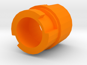 Modulus Muzzle Adapter for Nerf RevReaper in Orange Processed Versatile Plastic