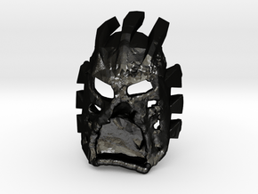 Bionicle Memes Melt Steel Beams Official Mask  in Matte Black Steel