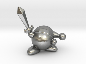 Kirby with Sword 1/60 miniature for games and rpg in Natural Silver