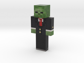 Real_zombie_in_suit_Battle_Beasts | Minecraft toy in Natural Full Color Sandstone