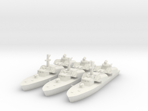 OSA-1 Missile boat 1:700 & 1:350 in White Natural Versatile Plastic: 1:700
