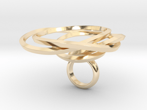 anillo_117 in 14k Gold Plated Brass