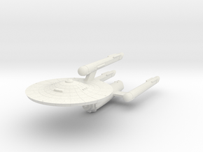 3788 Scale Federation Guided Weapons Dreadnought in White Natural Versatile Plastic