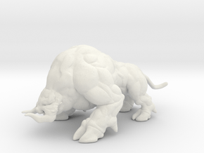 Ganon Giant Hog Beast 1/60 miniature games and rpg in White Natural Versatile Plastic