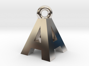 AA Pendant top in Platinum