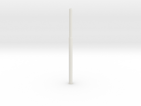 1:22,5 1556 Bovenleidingmast getrapt NL (zelfbouw) in White Natural Versatile Plastic