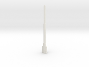 1:22,5 1558 BVL-mast met KIR KIK sokkel dubbel in White Natural Versatile Plastic