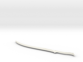 1:6 Miniature Mirkwood Sword - LOTR in White Natural Versatile Plastic