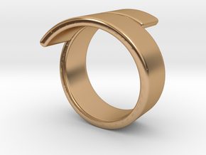 Band spiraled [sizable ring] in Polished Bronze