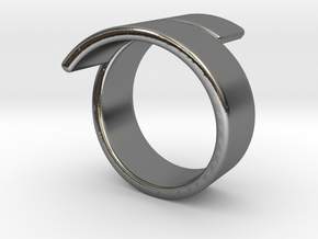 Band spiraled [sizable ring] in Polished Silver