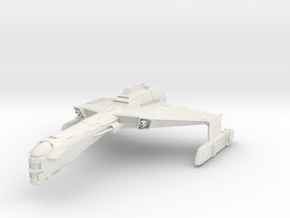 Klingon BattleCruiser III in White Natural Versatile Plastic