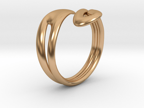 Fluid ring in Polished Bronze