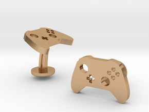 Xbox Controller Cufflinks in Polished Bronze
