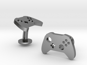 Xbox Controller Cufflinks in Polished Silver