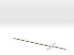 1:6 Miniature Ice Sword (Eddard Stark) - GOT in White Natural Versatile Plastic