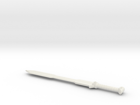 1:6 Kili Sword - LOTR in White Natural Versatile Plastic