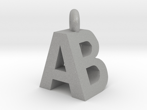 AB pendant top in Aluminum