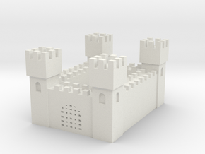 Castle in White Natural Versatile Plastic