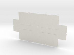 ZX-KEY Keyboard Case 'Bottom Plate' in White Natural Versatile Plastic