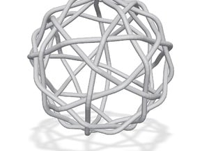 Knotty fullerene in Tan Fine Detail Plastic