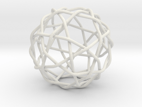 Knotty fullerene in White Natural Versatile Plastic