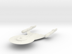Federation Discovery Class IV Cruiser  5.5" in White Natural Versatile Plastic