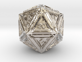 Dice: D20 edition1 in Platinum