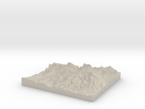 Model of East Soap Creek in Natural Sandstone