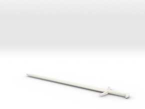 1:6 Miniature Robb Stark Sword - GOT  in White Natural Versatile Plastic