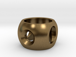 RING SPHERE 2 - SIZE 6 in Natural Bronze