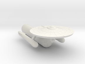 3788 Scale Federation Tug with Carrier Pod WEM in White Natural Versatile Plastic