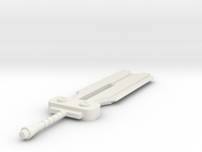 Miniature Elsword Knight Blade - 10cm in White Natural Versatile Plastic