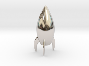 Rocket pendant in Platinum