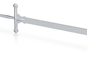1:6 Miniature Olberic Executioner Sword - Octopath in Tan Fine Detail Plastic
