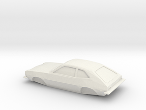 1/32 1972 Ford Pinto Shell in White Natural Versatile Plastic