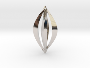 Geometric Earrings in Platinum