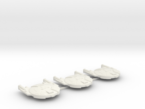 3125 Scale Andromedan Viper Frigates (3) SRZ in White Natural Versatile Plastic