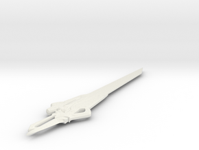1:6 Miniature Ser Versta Sword - Gakusen Toshi in White Natural Versatile Plastic