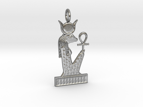 Mehet-Weret amulet in Natural Silver