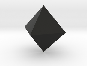 Ocatahedron-Tri in Black Natural Versatile Plastic