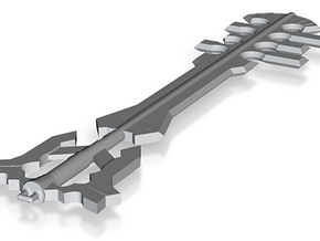Miniature Ends of the Earth Keyblade - Kingdom Hea in Tan Fine Detail Plastic
