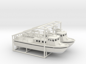 2 X 1/200 PCF Swift Boat in White Natural Versatile Plastic