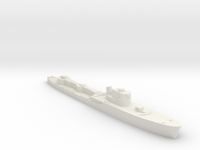 Italian Procione WW2 torpedo boat 1:1800 in White Natural Versatile Plastic
