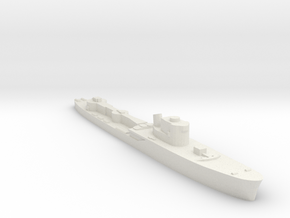 Italian Orsa WW2 torpedo boat 1:1800 in White Natural Versatile Plastic