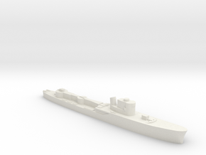 Italian Procione WW2 torpedo boat 1:2400 in White Natural Versatile Plastic