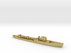 Italian Pegaso WW2 torpedo boat 1:3000 in Natural Brass