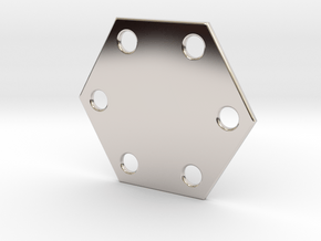 Hexagon Lamellar Armor in Platinum